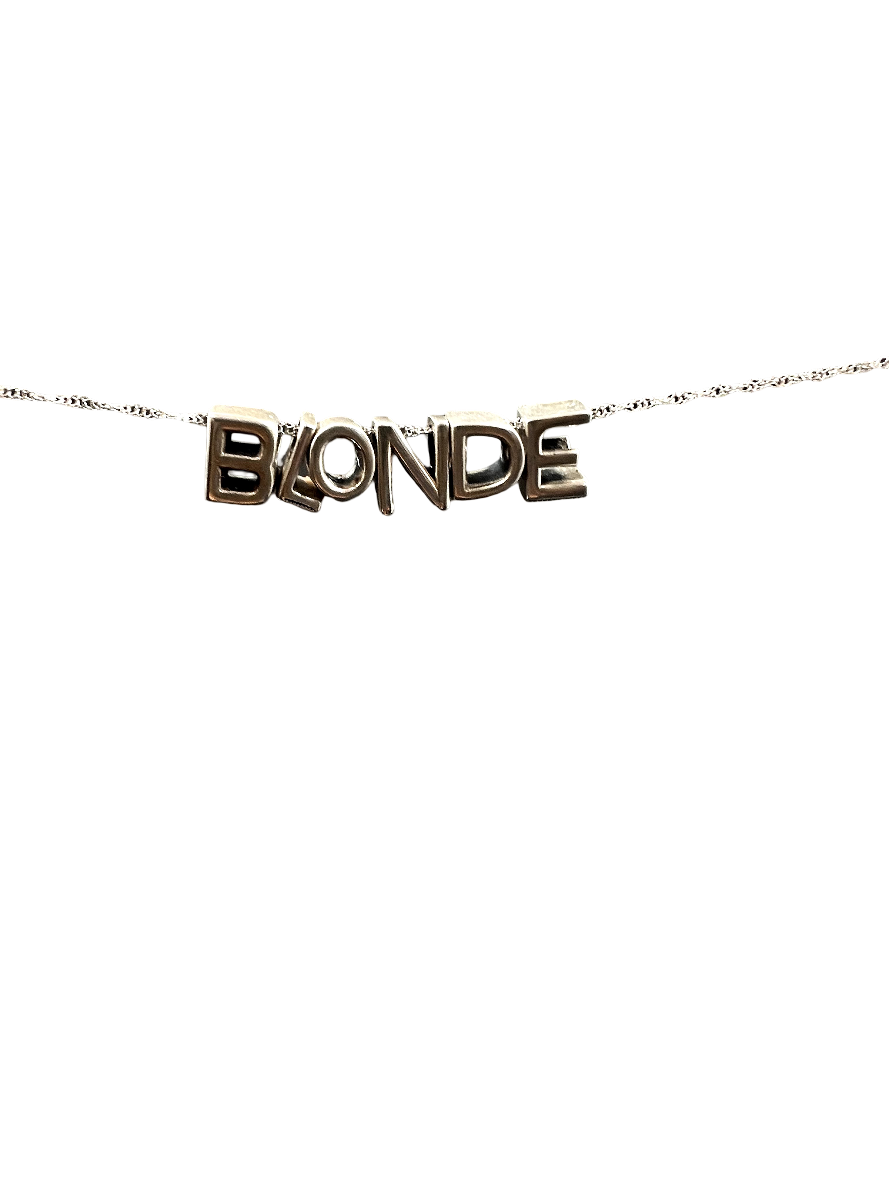 Blonde Necklace