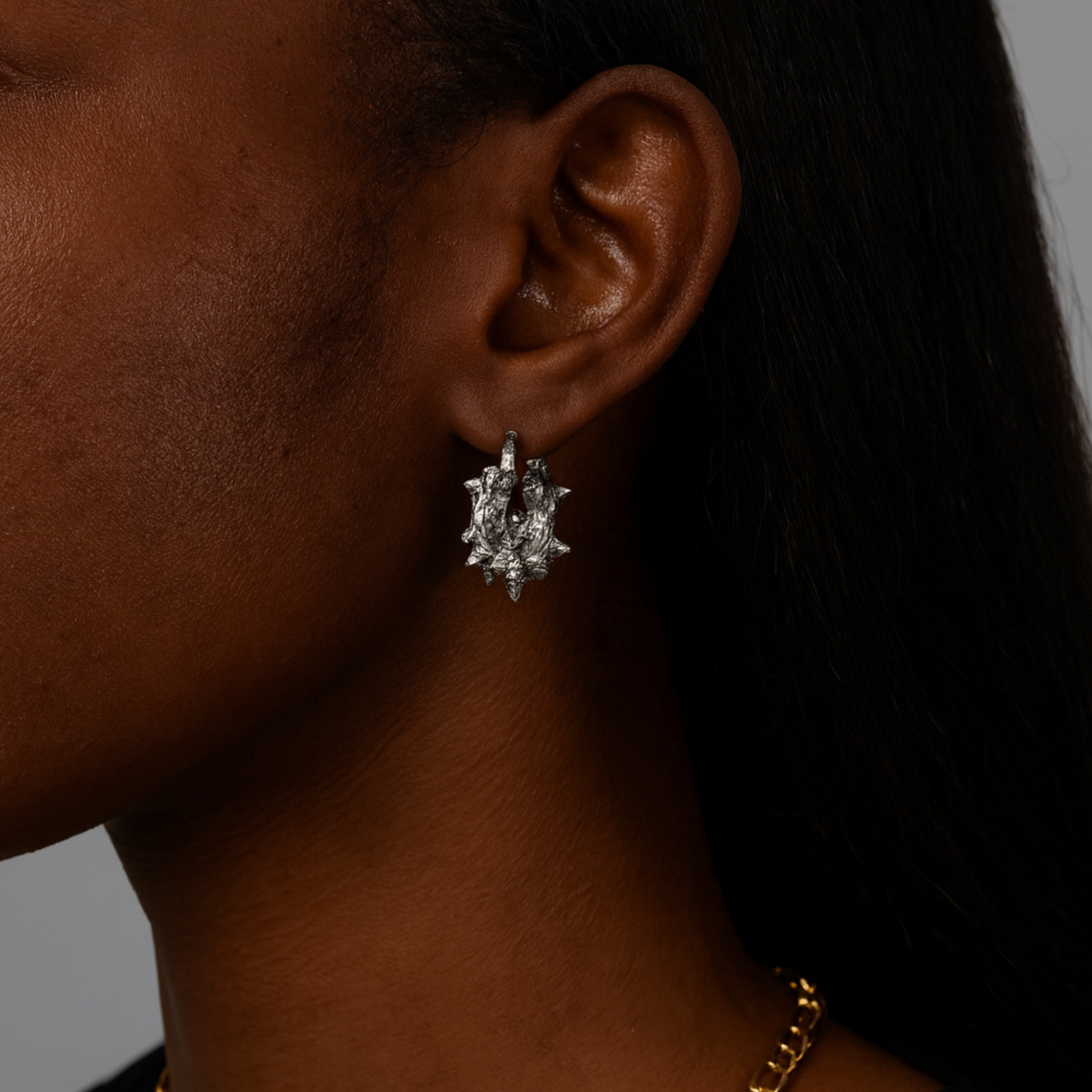 Fat Coke Hoop Earrings